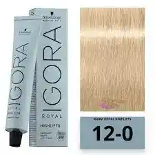 Tinte Igora Royal 12-0 (120) Super Aclarante Natural 12 0