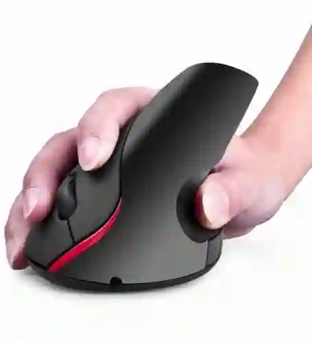 Mouse Inalambrico Recargable Vertical Comodo Previene Carpio