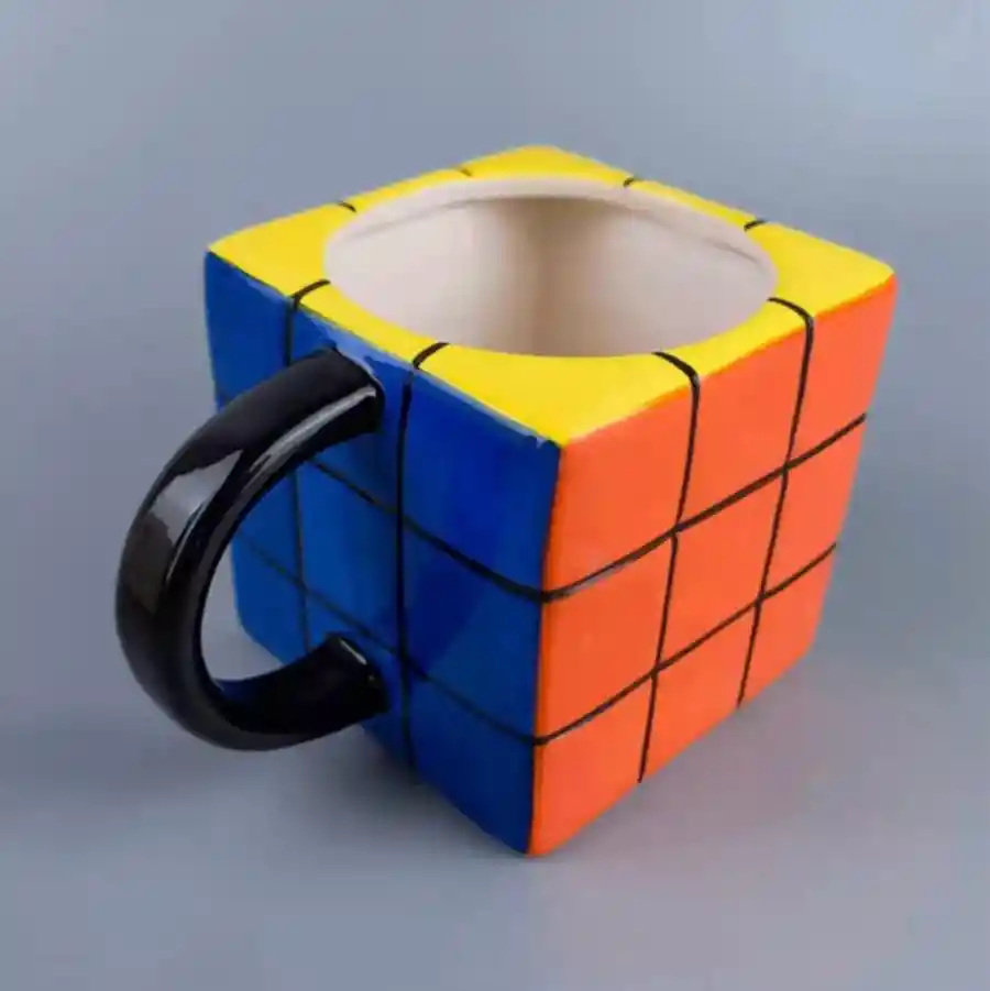 Mug Pocillo 3d Cubo Rubik