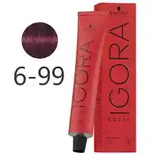 Tinte Igora Royal 6-99 (699) Rubio Oscuro Violeta Intenso 6 99