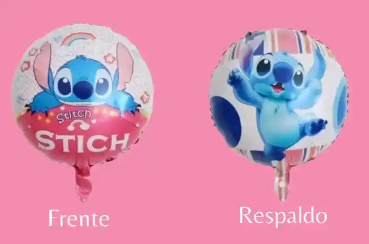 Globo Metalizado Stitch X1 Unidad