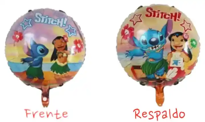 Globo Metalizado Lilo Stitch X1 Unidad