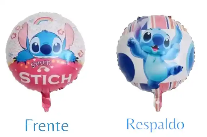 Globo Metalizado Stitch X1 Unidad