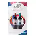 Estuche De Vino Gato Negro 750ml + Torta De Naranja