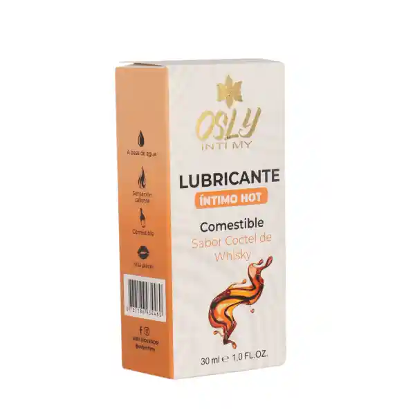 Lubricante Íntimo Osly Sabor A Cóctel De Whisky 30ml