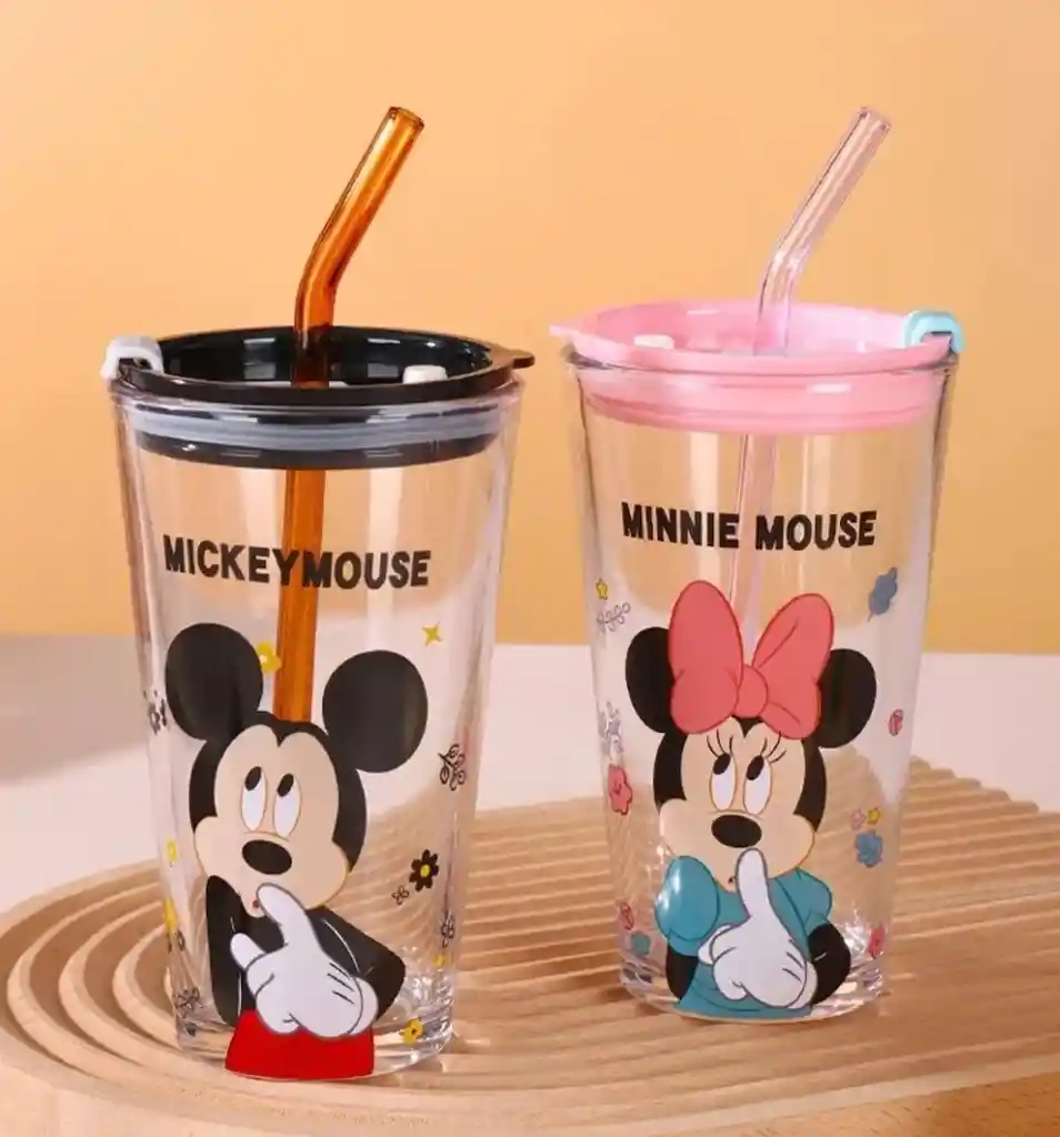 Vaso Pitillo Disney Mickey Mouse