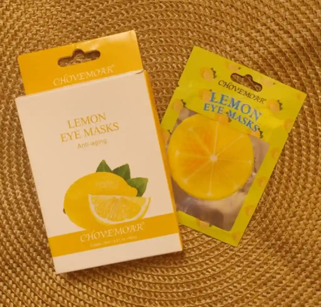 Parches Para Ojos Forma De Frutas Diseño Limon