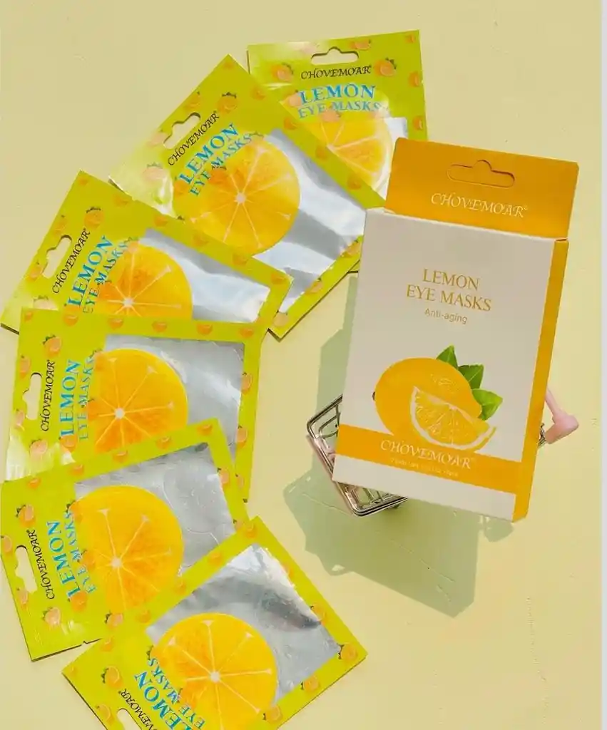 Parches Para Ojos Forma De Frutas Diseño Limon