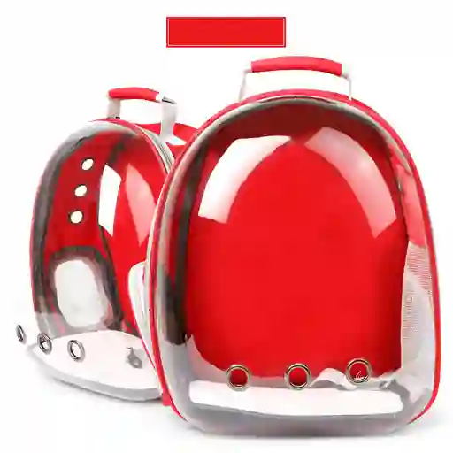 Bolso Para Mascotas Maleta De Viaje Rojo