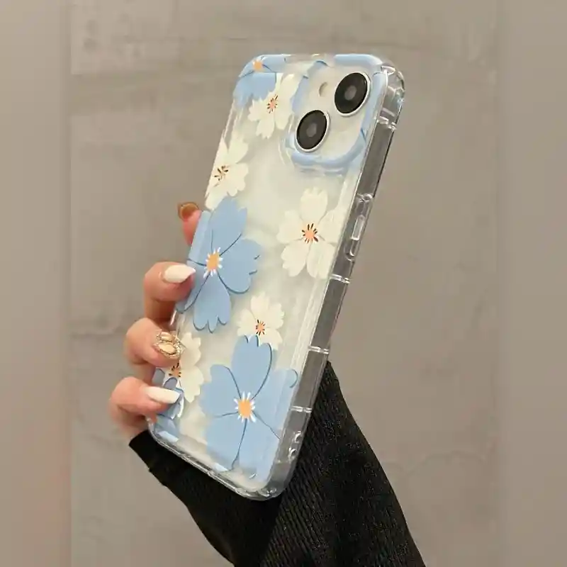 Funda Para Iphone 13 Con Flores