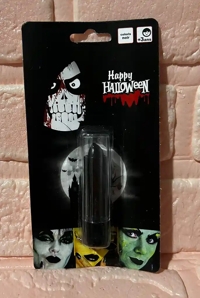 Labial Negro Halloween