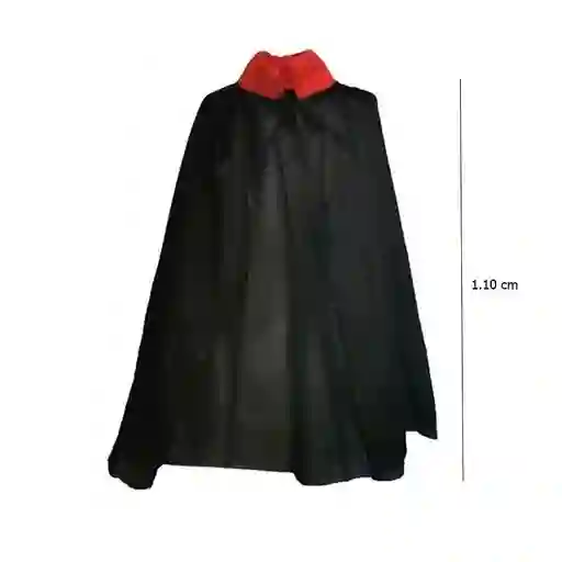 Capa Vampiro Cuello Rojo - Adulto