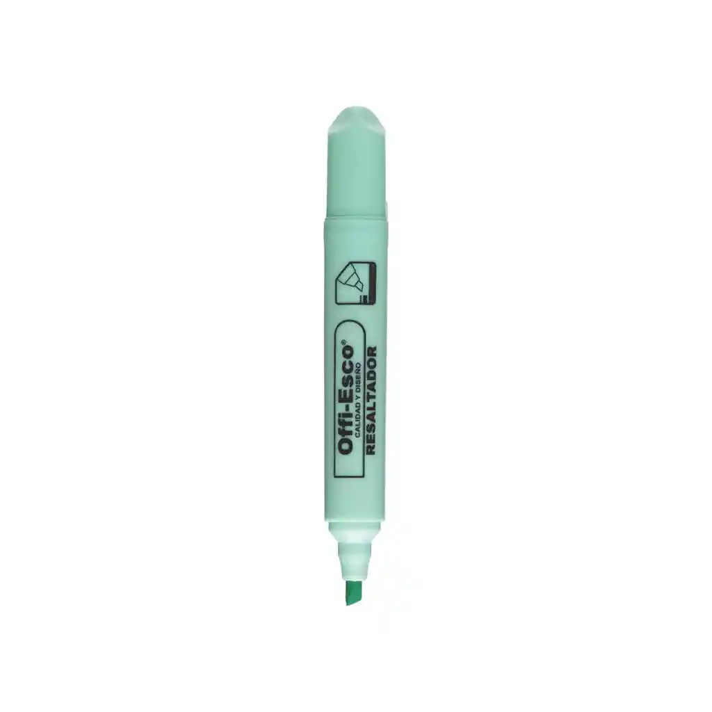 Resaltador Grueso Verde Pastel Offi Esco Oe-540