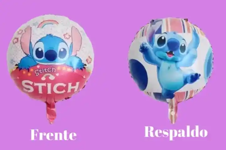 Globo Metalizado Stitch X1 Unidad