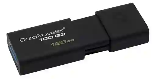 Memoria Usb Kingston Datatraveler Dt100g3 128gb 3.0 Negro