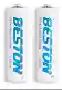 Baterias Beston 2700 Mah Aa Recargable X2 1.2v Original