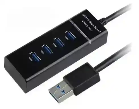 Hub Multipuertos Usb 3.0 4 Puertos De Alta Velocidad