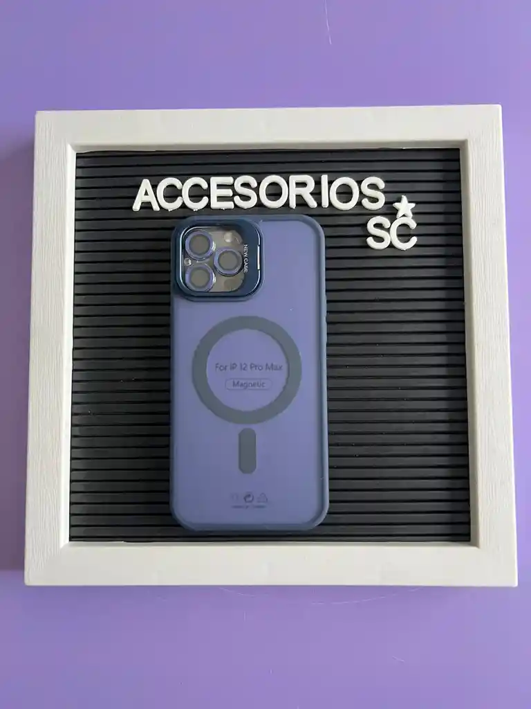 Forro Iphone 12 Pro Max Magsafe + Protectores De Camara