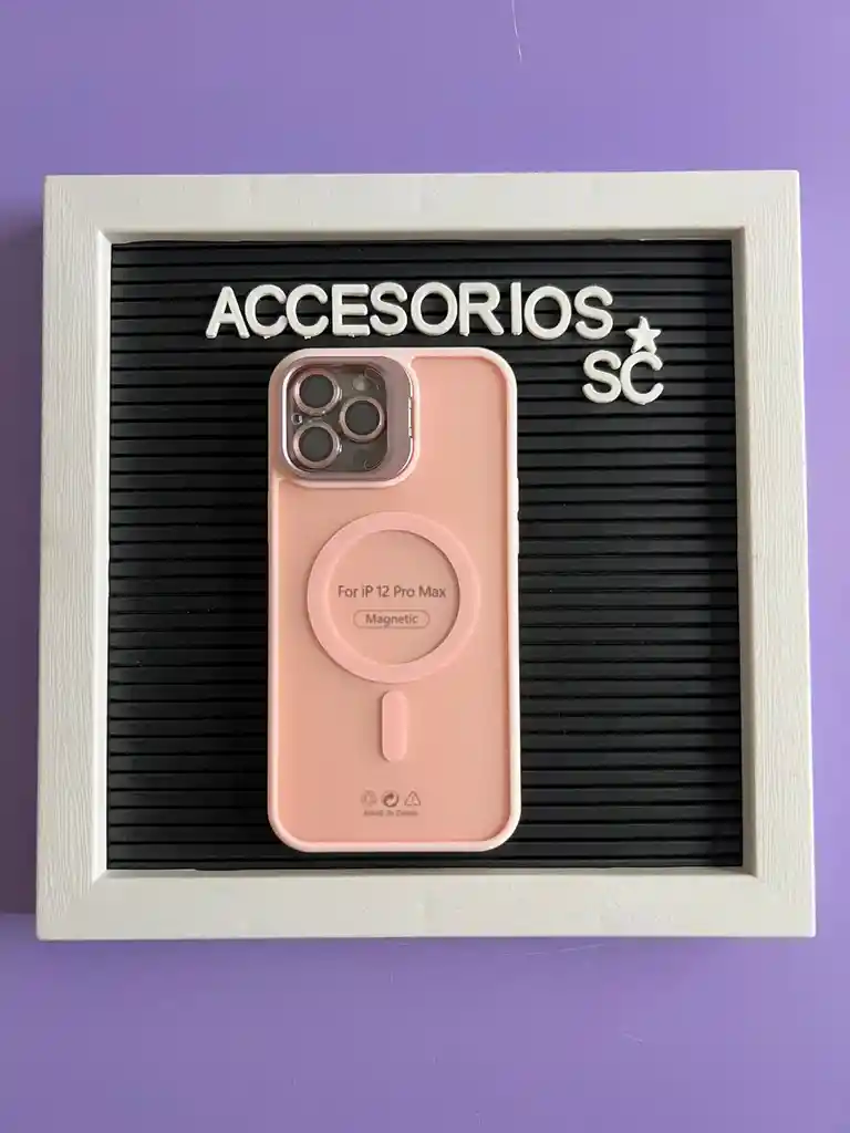 Forro Iphone 12 Pro Max Magsafe + Protectores De Camara