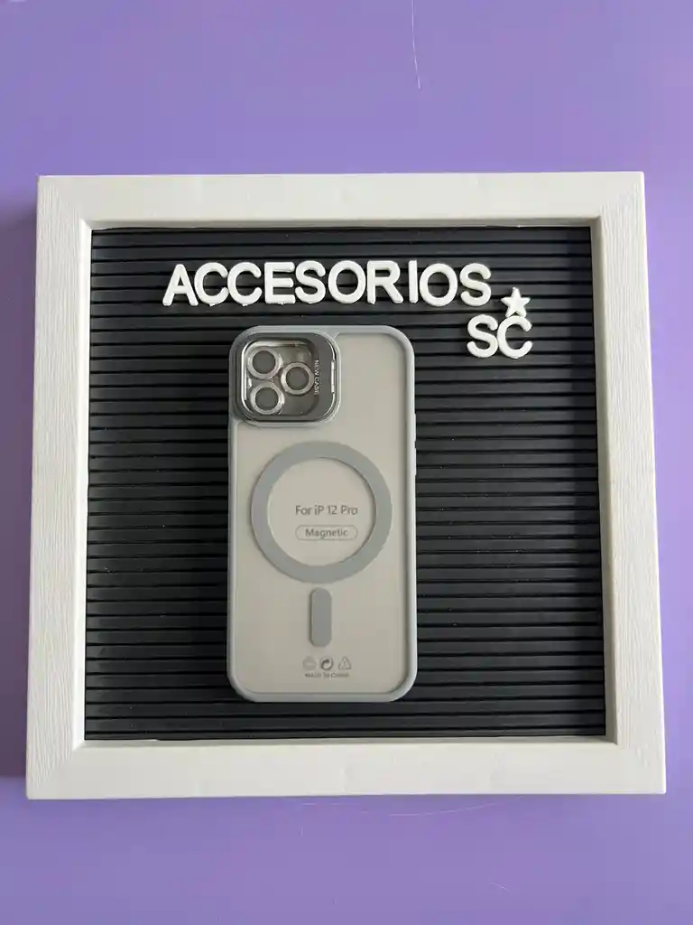 Forro Iphone 12/12 Pro Magsafe + Protectores De Camaras