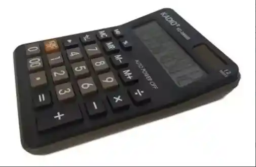 Calculadora Kadio Kd-3866b 12 Dígitos Matematicas Estudio