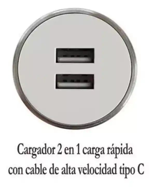 Cargador Nia Iphone 2 En 1 Rápido Con Cable Alta Velocidad