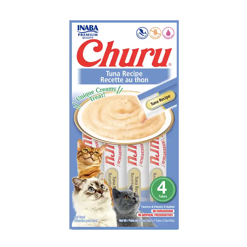 Churu Para Gatos Atun Churu Gato Churu Cat Atun Churu X 4 Uds