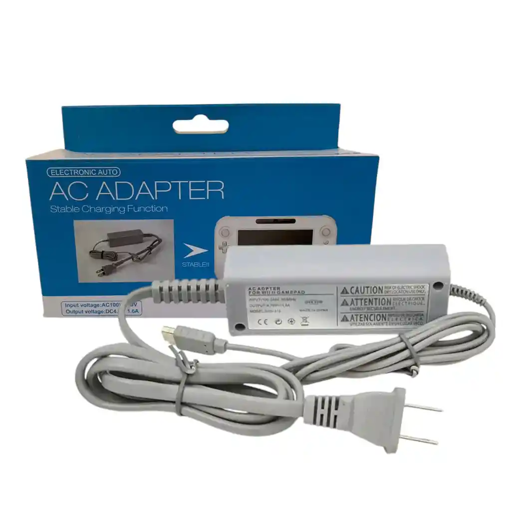 Cargador Adaptador Para Ninteno Wii U Game Pad