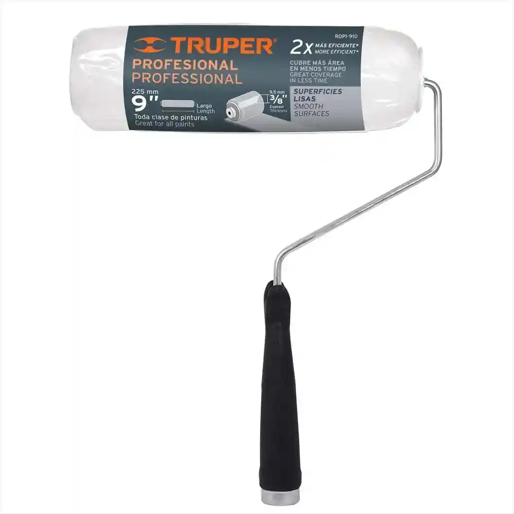 Rodillo De Pintura 9 Pul (23 Cm) Trupper