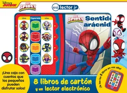 Libro Con Lector Y Cuentos De Spidey Y Sus Amigos Para Niños