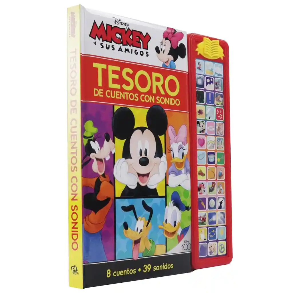 Libro Didáctico Con Sonido De Mickey Y Sus Amigos Para Niños