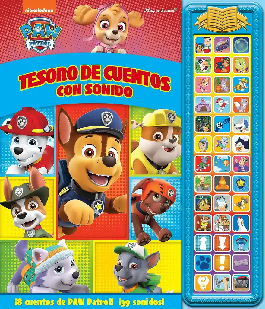 Libro Didáctico Con Sonido Paw Patrol Y Sus Amigos Niños