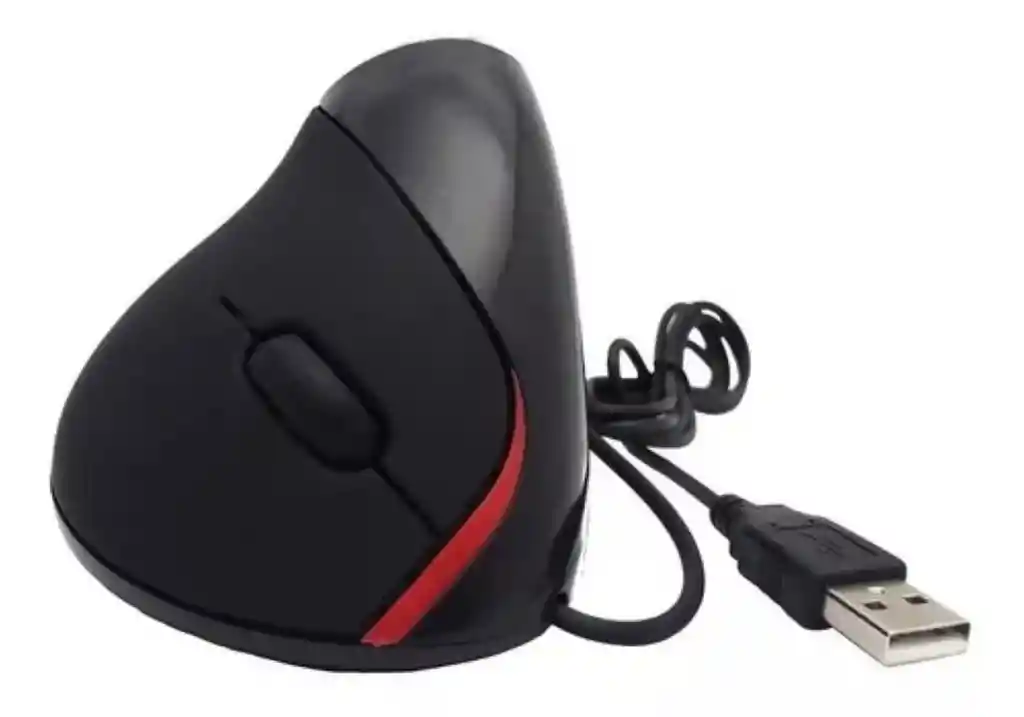 Mouse Ergonómico Vertical Óptico Usb Con Cable 5d