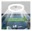 Lámpara Con Ventilador Inteligente Y Control Remoto, Color De Luz Blanca Fría