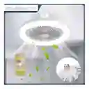 Lámpara Con Ventilador Inteligente Y Control Remoto, Color De Luz Blanca Fría