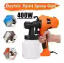 Pistola Para Pintar 400w Sprayer Pulverizador 32000rpm Color Naranja 110v