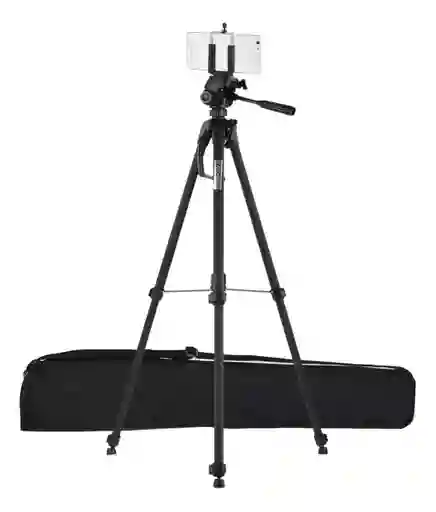 Trípode Profesional 167cm Wt-3560 Dslr Dv Cámara Videocámara + Soporte Celular Trípode