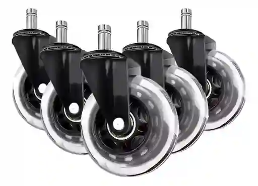 Ruedas Para Silla Escritorio Tipo Roller X5 Ruedas Comaptibilidad Universial
