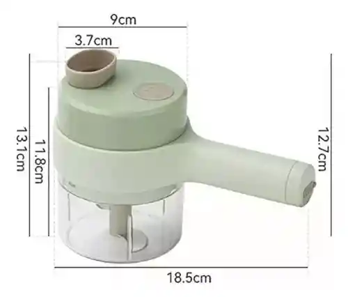 Picador De Mano Eléctrico Multifuncional Verduras Y Carnes