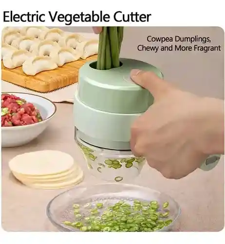 Picador De Mano Eléctrico Multifuncional Verduras Y Carnes