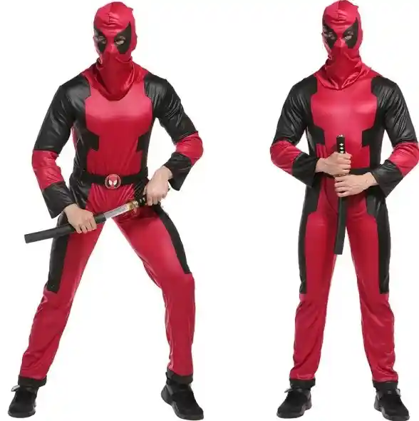 Disfraz Deadpool Para Adulto Cosplay De Superhéroe Marvel Disfraz Halloween