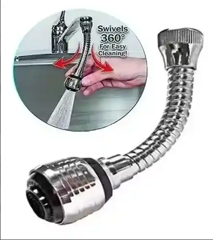 Turbo Flex Extension Flexible Grifo Llave De Agua 360 Nuevo