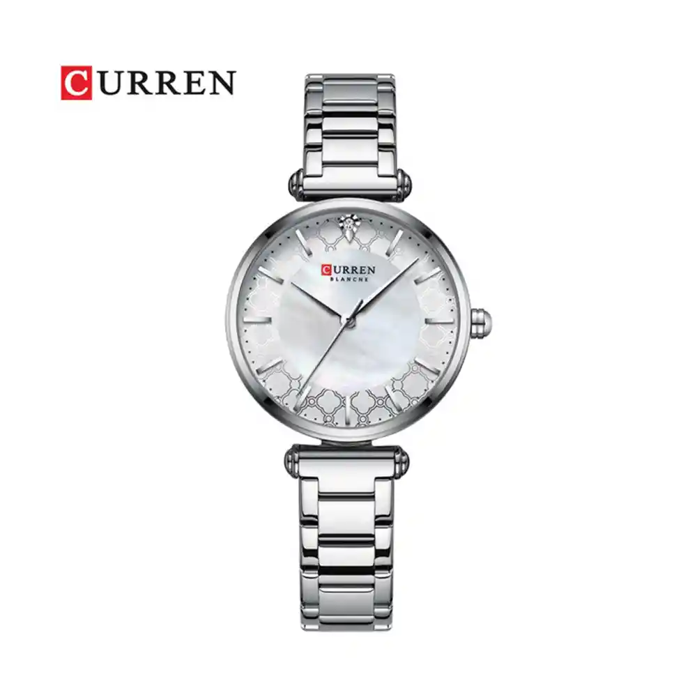 Reloj Curren 9072 Para Mujer Plateado