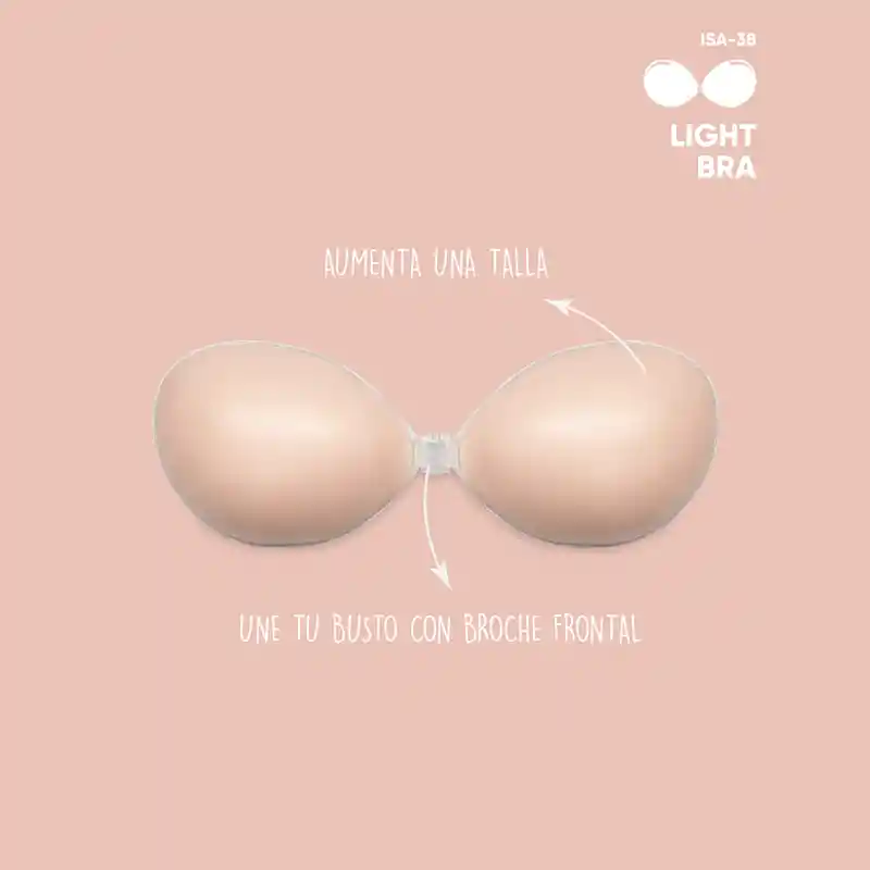 Brasier Invisible Adhesivo Ultra Liviano / Light Bra Nude A32