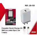 Cargador 18w Juqu Carga Rapida Tipo C