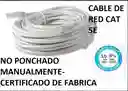 Cable Red Internet Ponchado Wit 5m Lan Rj45 Pc Router