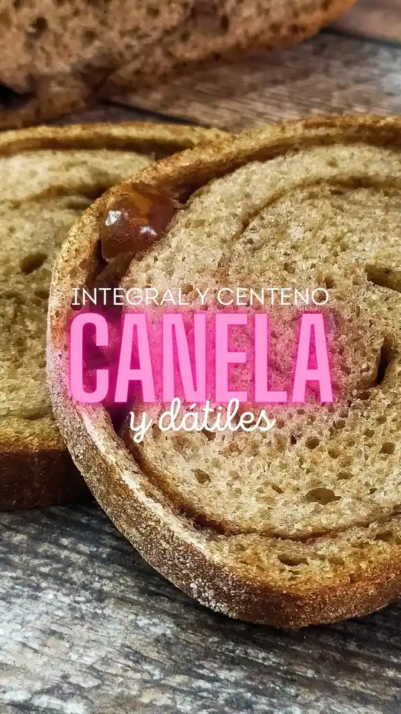 Canela Y Dátiles - 100% Integral - 100% Masa Madre - Saludable, Vegano