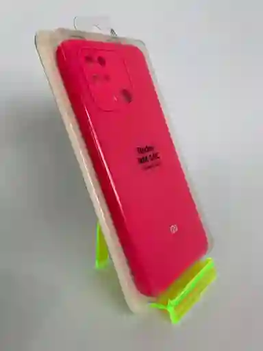 Silicon Case Xiaomi Redmi 10c/fucsia