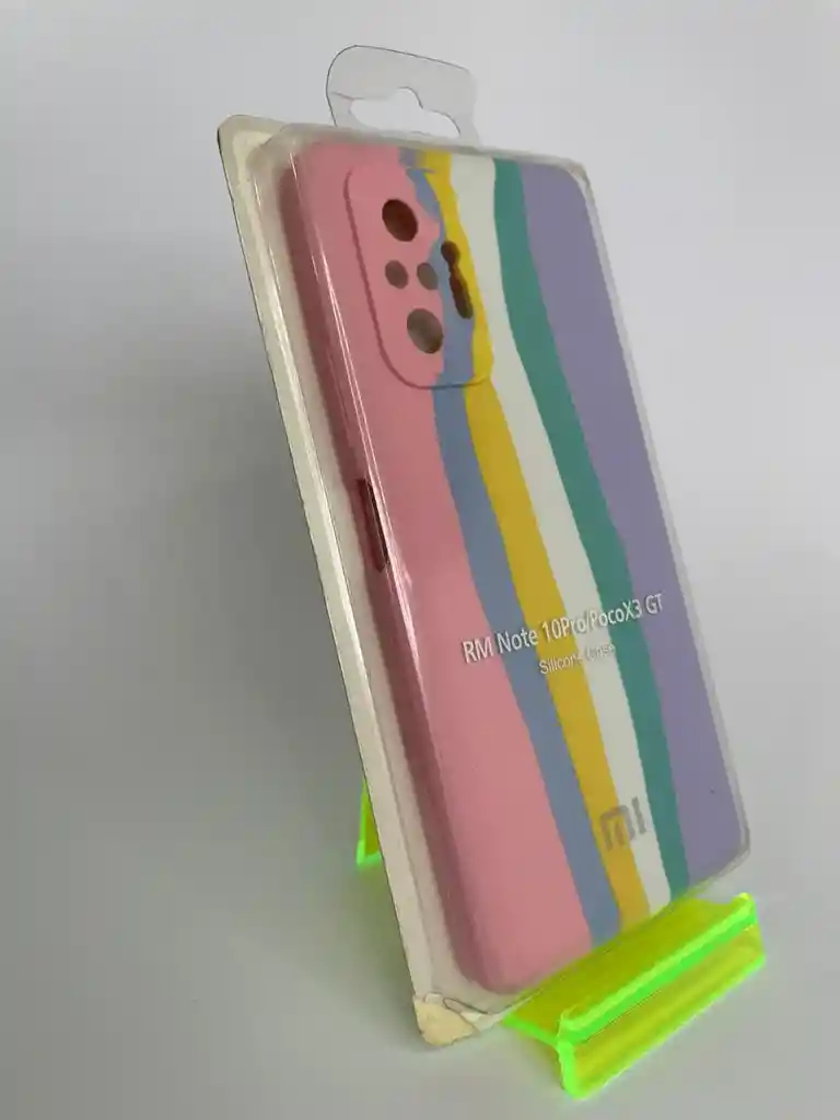 Silicon Case Xiaomi Redmi Note 10 Pro/poco X3/arcoiris