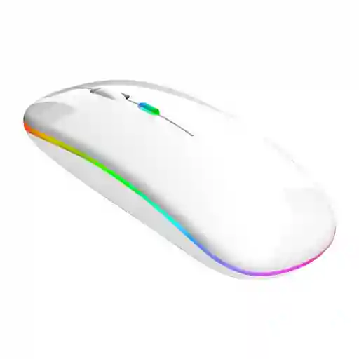 Mouse Inalámbrico Recargable Para Pc Cla100 Blanco